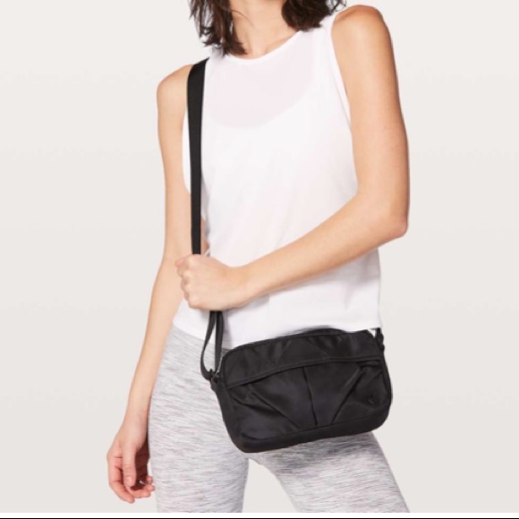 lululemon athletica Handbags - Lululemon black cross body bag